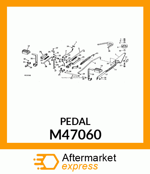 Pedal - PEDAL (Part is Obsolete) M47060