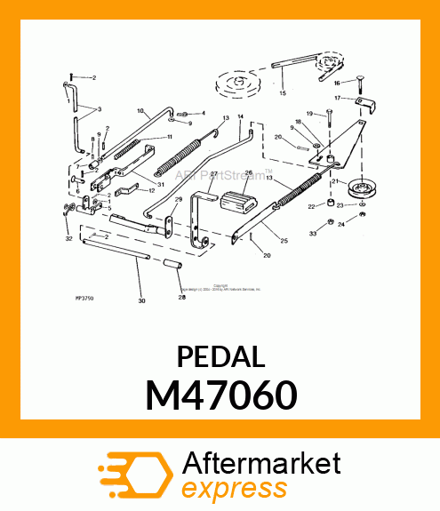 Pedal - PEDAL (Part is Obsolete) M47060