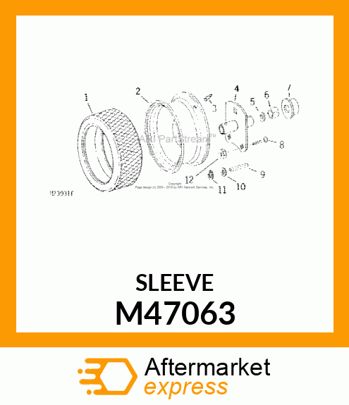 Spacer - SPACER, SPACER, AXLE M47063