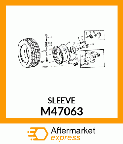 Spacer - SPACER, SPACER, AXLE M47063