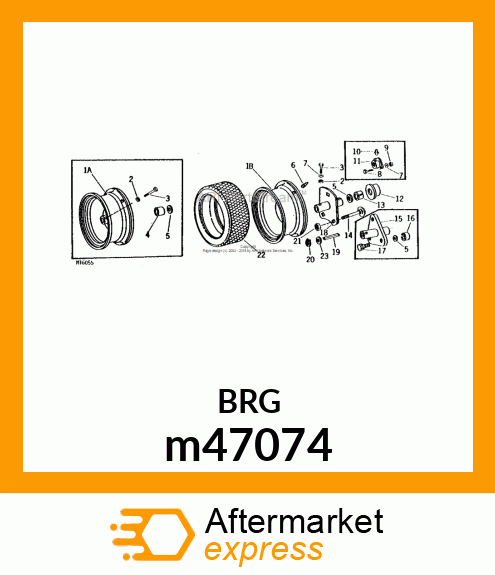 BEARING, BALL m47074