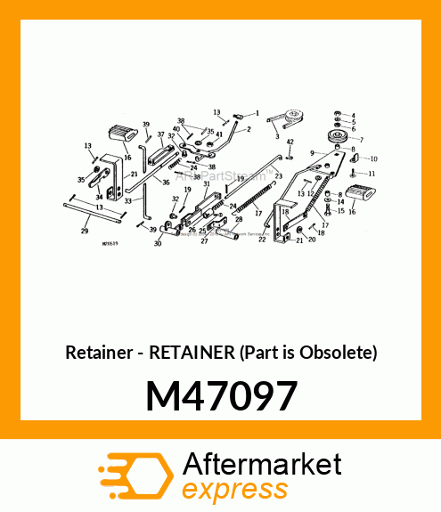 Retainer - RETAINER (Part is Obsolete) M47097