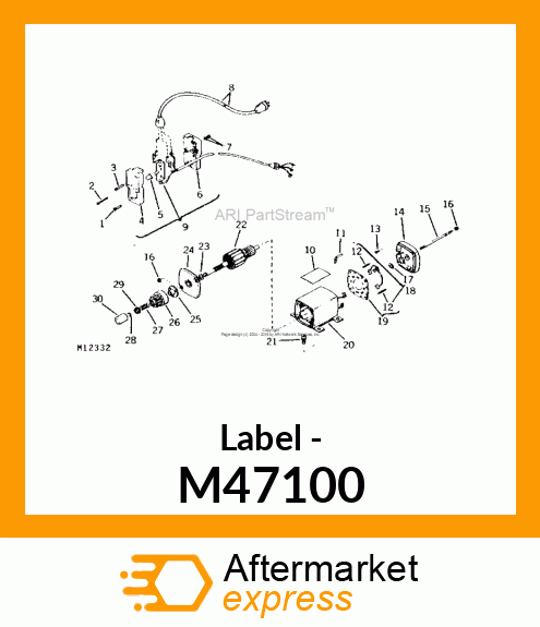 Label - M47100