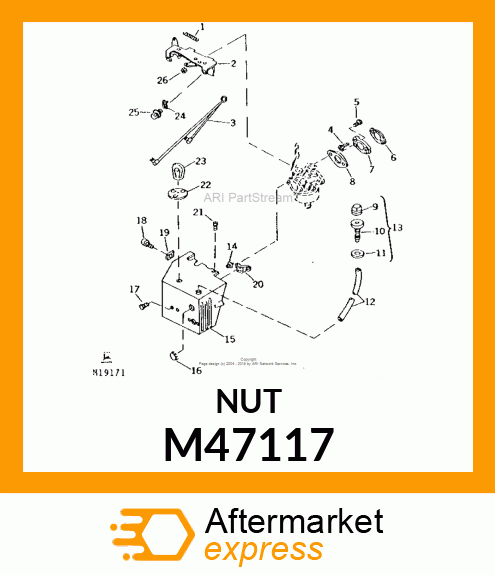 Nut - U-NUT-GRAFTON #650764 M47117