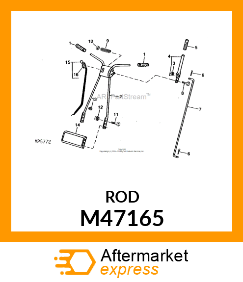 Rod - LIFT ROD (Part is Obsolete) M47165