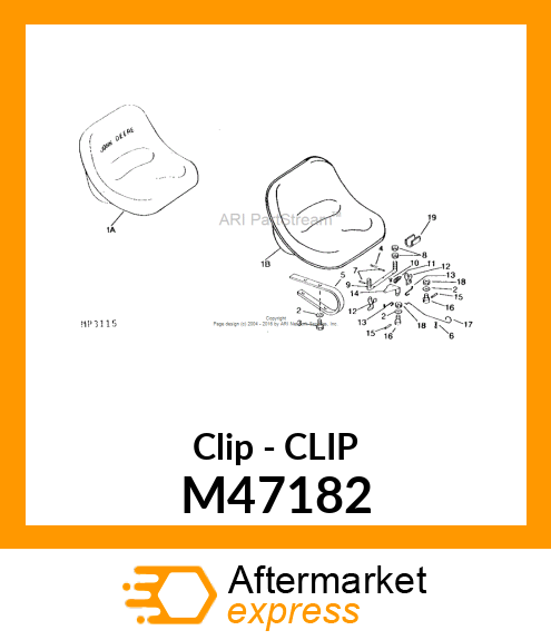 Clip - CLIP M47182