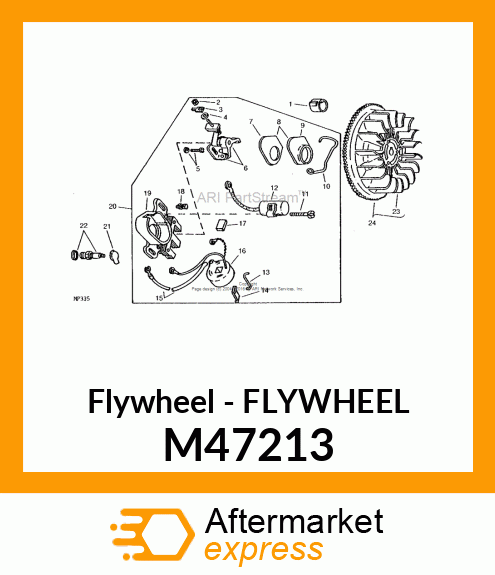 Flywheel - FLYWHEEL M47213