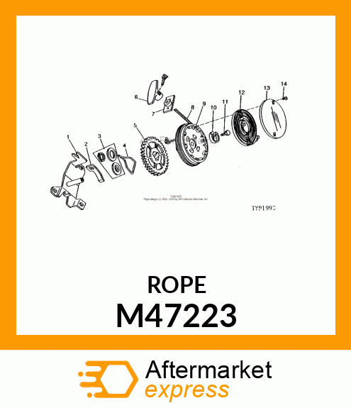 Rope - STARTER ROPE M47223