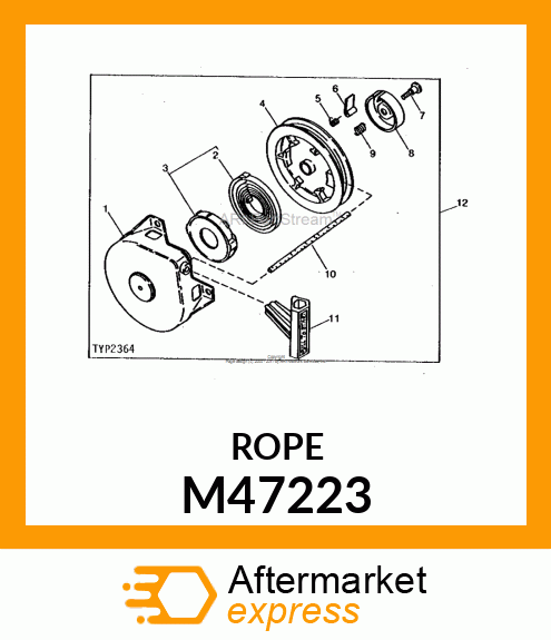 Rope - STARTER ROPE M47223