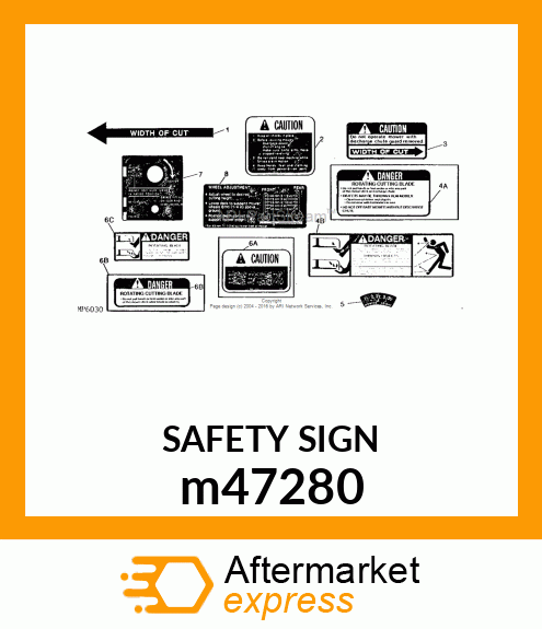 SAFETY SIGN m47280