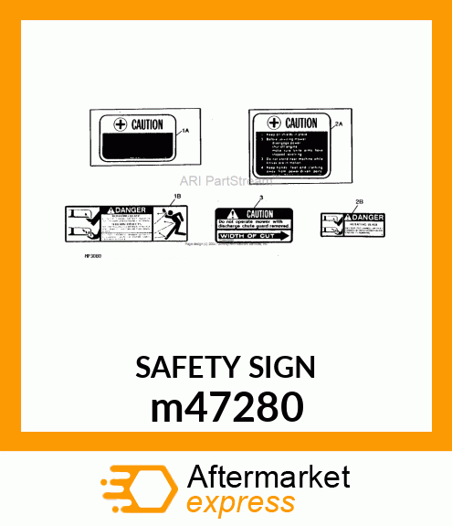 SAFETY SIGN m47280