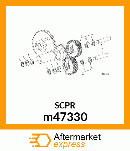 KIT, GEAR SPACER m47330