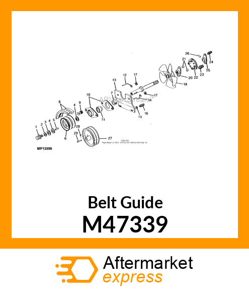 Belt Guide M47339