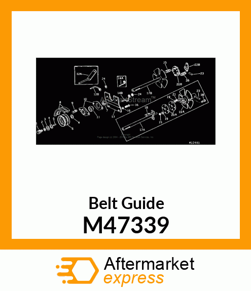 Belt Guide M47339