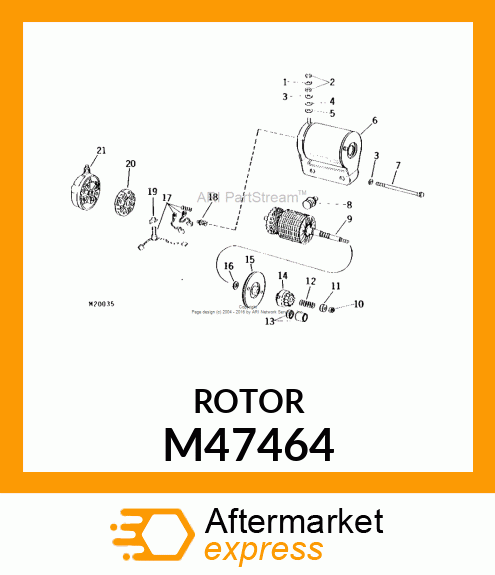 Retainer - BRUSH HOLDER M47464