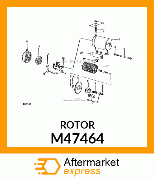 Retainer - BRUSH HOLDER M47464