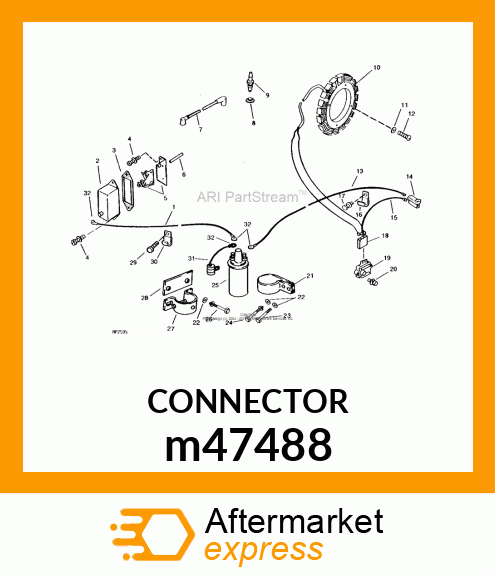 CONNECTEUR ELECTRIQUE m47488