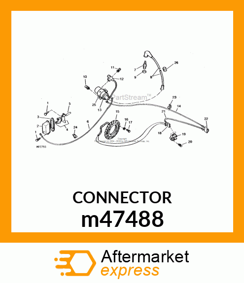 CONNECTEUR ELECTRIQUE m47488