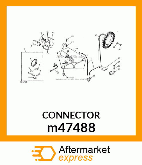 CONNECTEUR ELECTRIQUE m47488