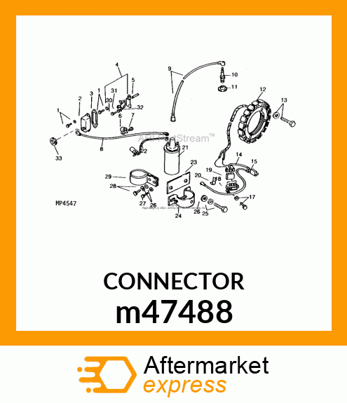 CONNECTEUR ELECTRIQUE m47488