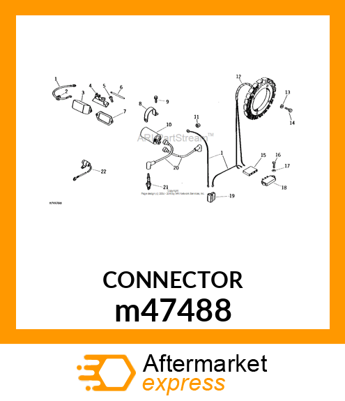 CONNECTEUR ELECTRIQUE m47488