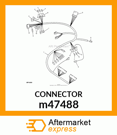 CONNECTEUR ELECTRIQUE m47488