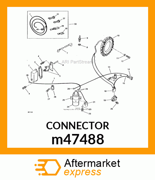 CONNECTEUR ELECTRIQUE m47488