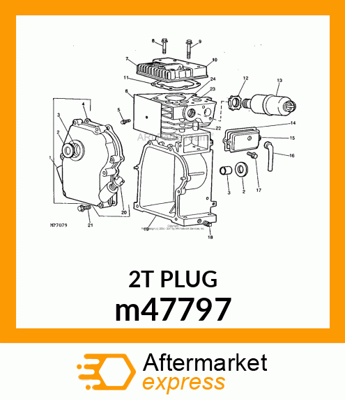 PLUG, OIL FILLER m47797