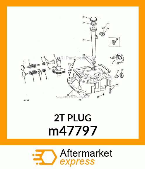 PLUG, OIL FILLER m47797