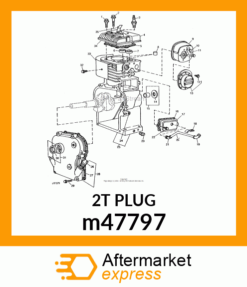 PLUG, OIL FILLER m47797