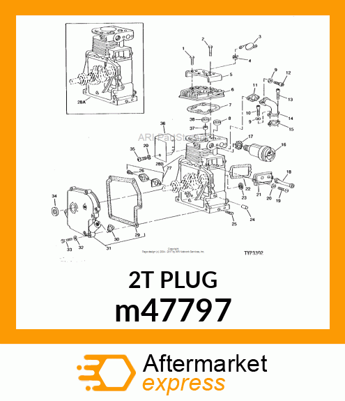 PLUG, OIL FILLER m47797