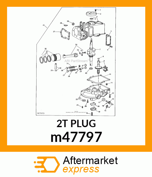 PLUG, OIL FILLER m47797