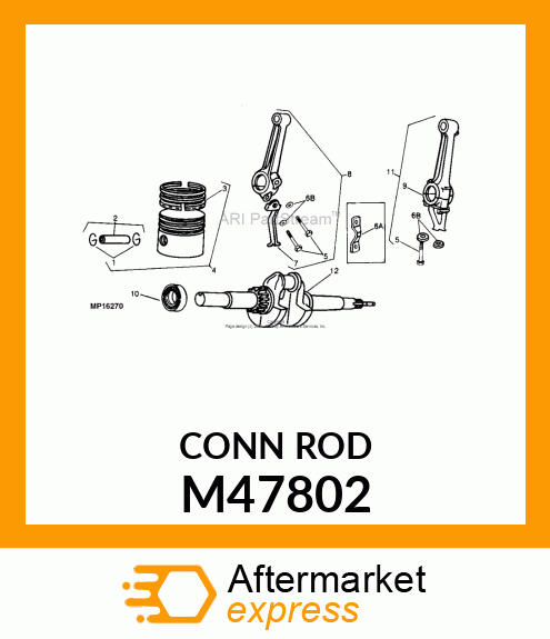 Oil Slinger - CONNECTING ROD DIPPER M47802