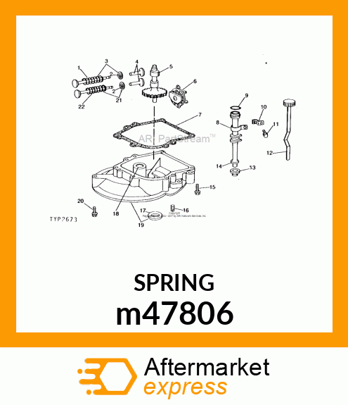 RETAINER, VALVE SPRING m47806