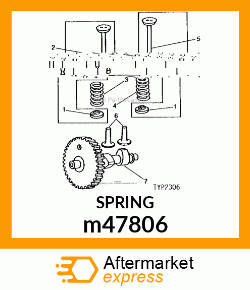 RETAINER, VALVE SPRING m47806