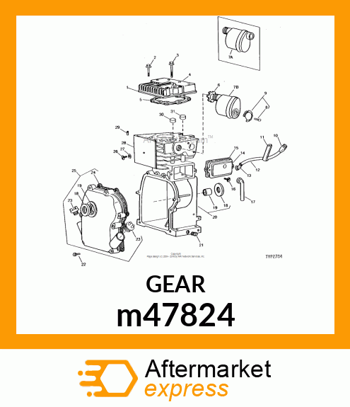 NUT, MUFFLER LOCK m47824