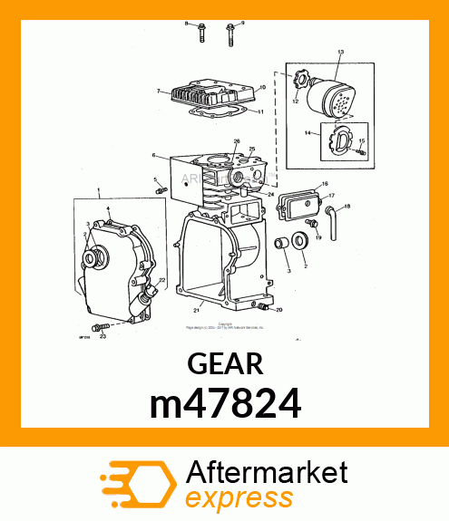 NUT, MUFFLER LOCK m47824