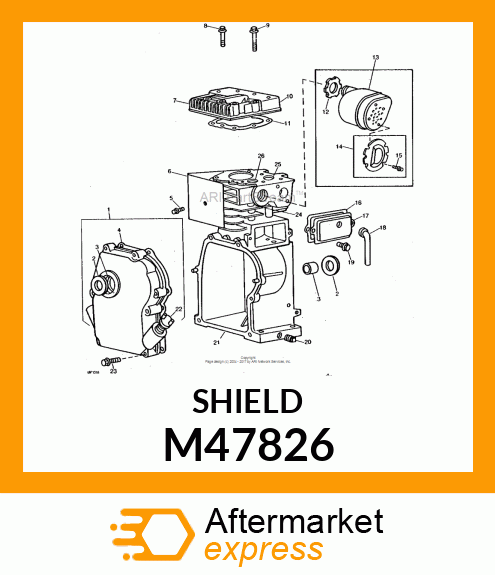 Shield - CYLINDER SHIELD M47826