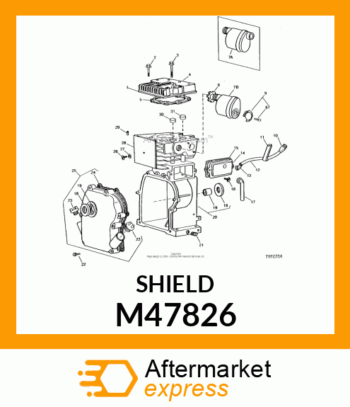 Shield - CYLINDER SHIELD M47826