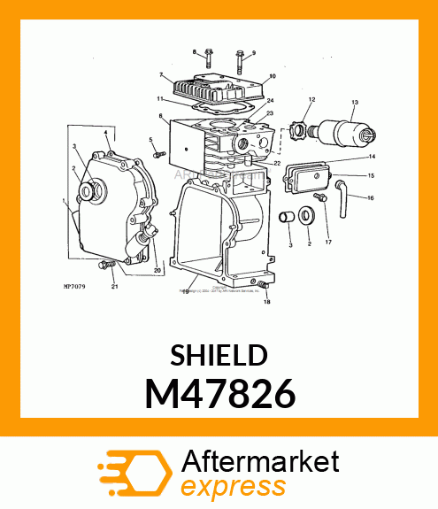 Shield - CYLINDER SHIELD M47826