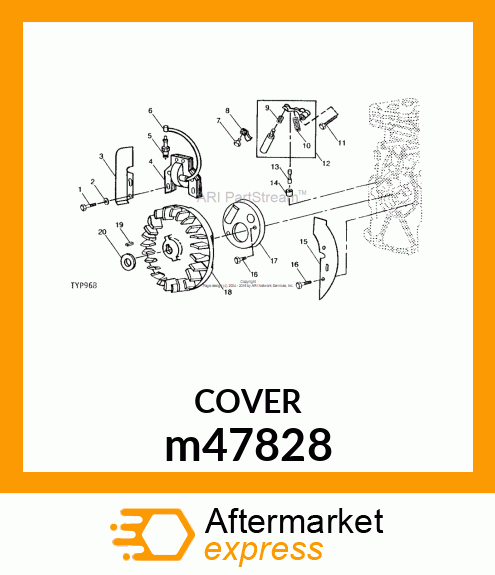 COVER, POINT amp; CONDENSOR m47828