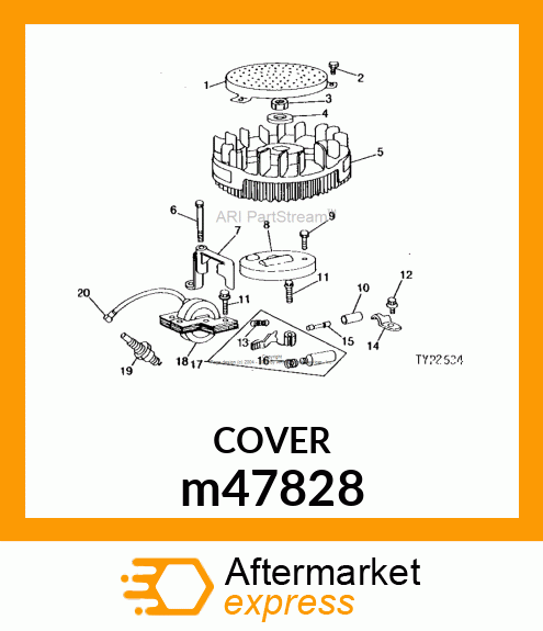 COVER, POINT amp; CONDENSOR m47828