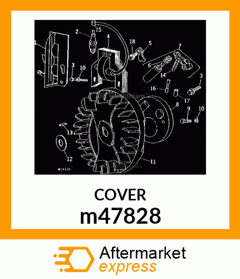 COVER, POINT amp; CONDENSOR m47828