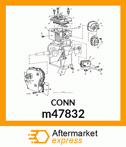 GROMMET, BREATHER TUBE m47832