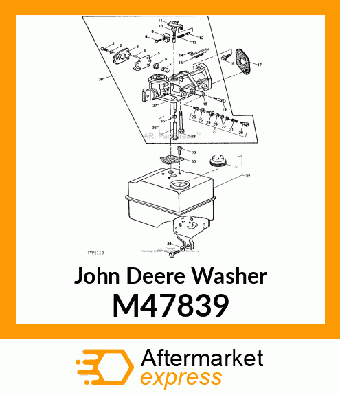 Washer M47839