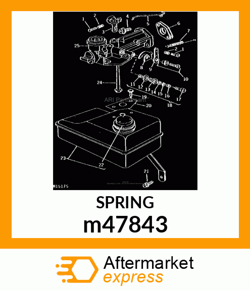 SPRING, GOVERNOR m47843