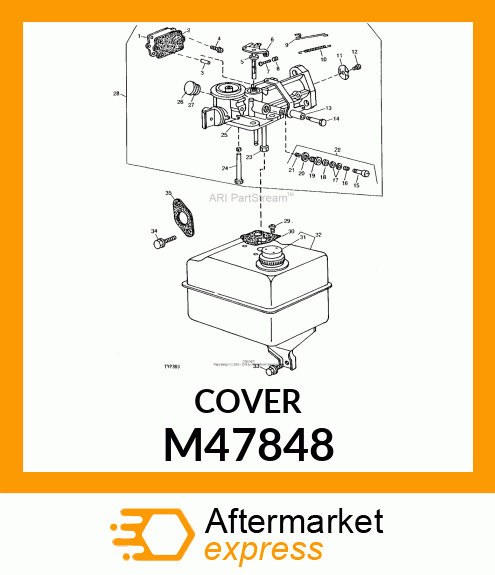 Cover - DIAPHRAGM COVER M47848