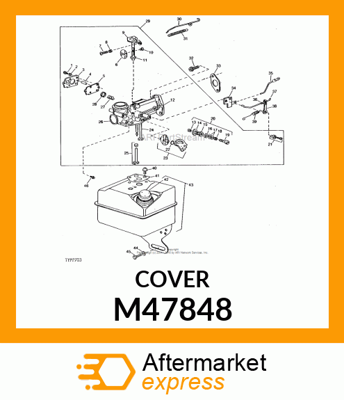 Cover - DIAPHRAGM COVER M47848