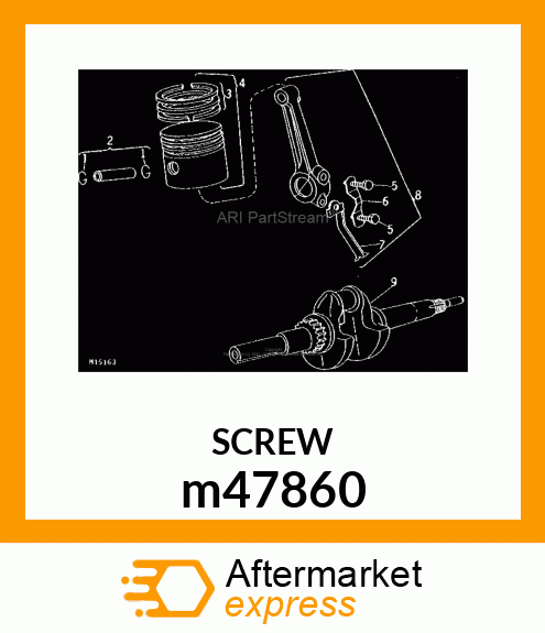 SCREW, CONNECTING ROD (2/PKG) m47860