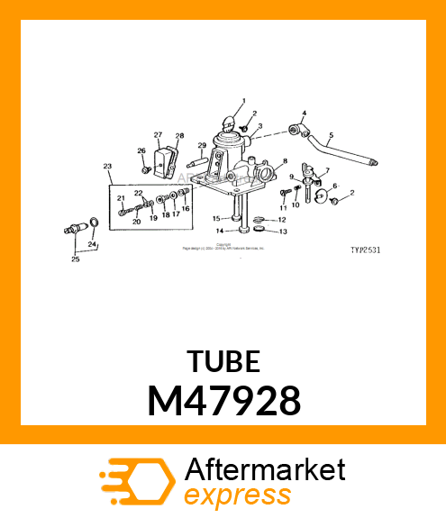 Tube - BREATHER TUBE M47928